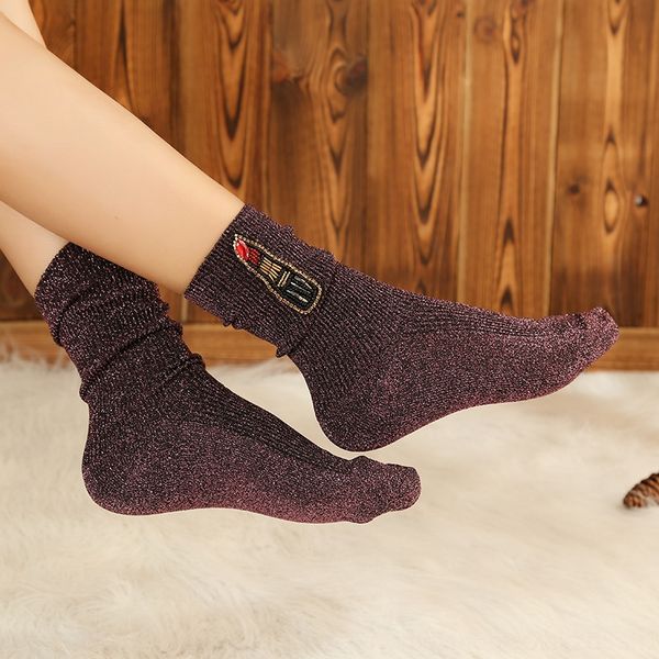 

персонализированного золотого шелкового tide носков губной помады блестки sequinsconcave блестки серебро луки губа помада середины трубка ук, Pink;yellow