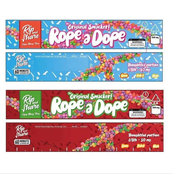 

500mg rope dope mylar bag childproof edibles empty zipper pouch retail storage packaging for dry herb tobacco flower by dhl/ups home2001 s