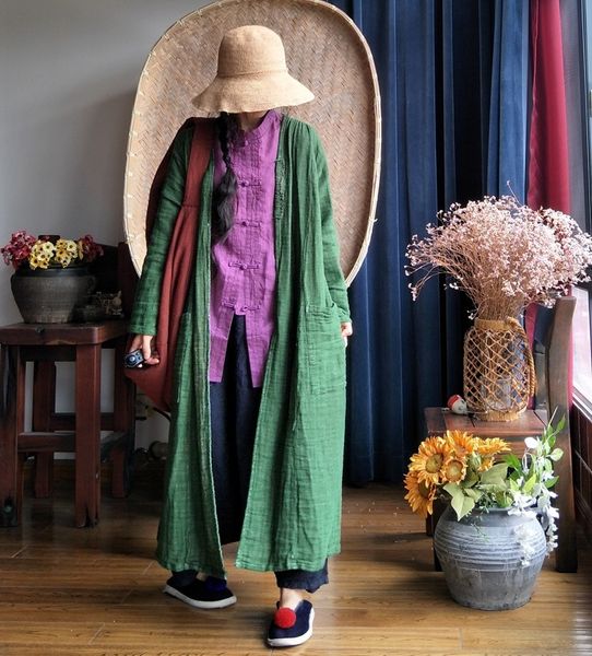 

xz2fb 2019 antique paste handmade linen 1429 2019 windbreaker embroidery cloth antique paste cloth handmade embroidery linen windbreaker 142, Tan;black