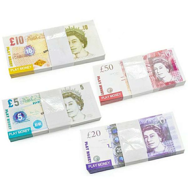 

prop pretend uk movie money paper copy banknote prop money 100pcs/pack 002