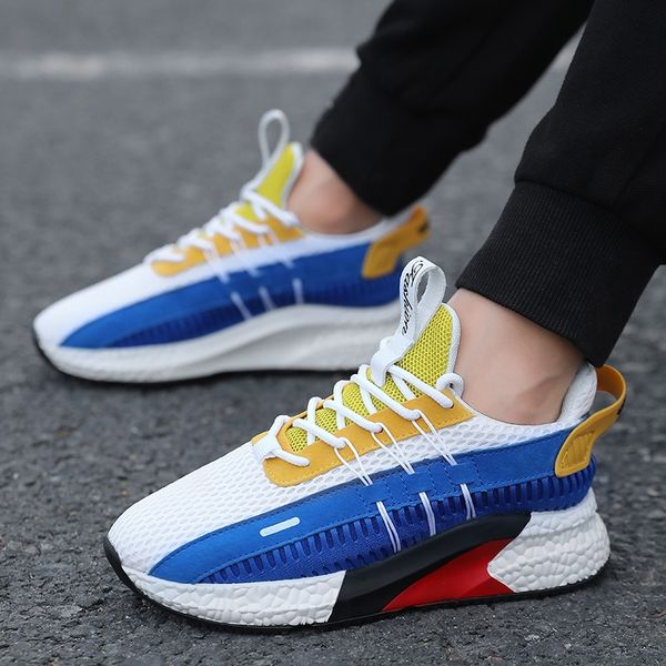

boys' sneakers 2020 new sports shoes big children's coconut summer fashionable breathable mesh children's net shoes men, Black