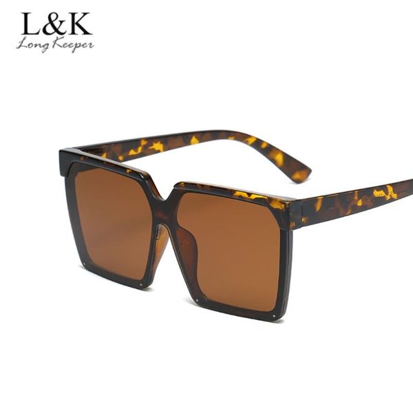 

oversized sunglasses women 2020 fashion retro big frame square sun glasses ladies vintage feminino, White;black