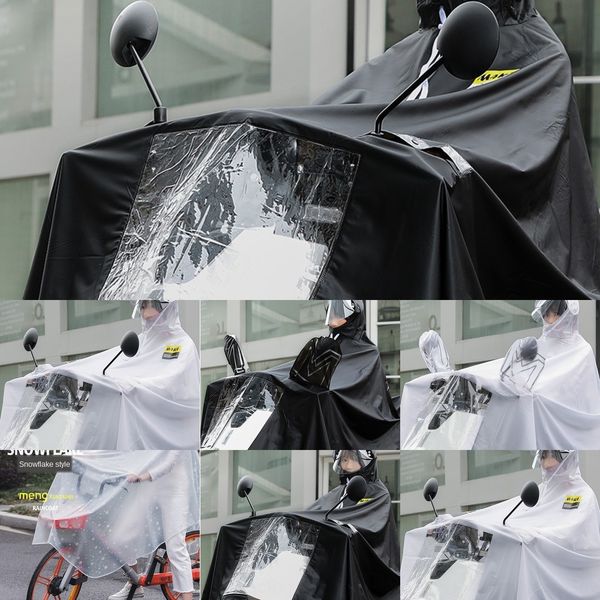 

electric car raincoat car poncho long cloak battery battery full-body rainstorm-proof riding men's fashion women's single waterpro