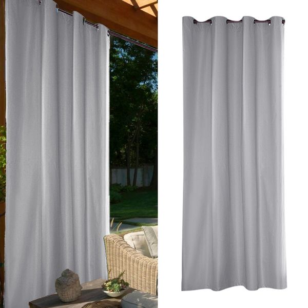 

outdoor gazebo curtain patio deck cabana uv sun protect drape panel waterproof