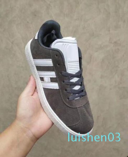 

new fashion kids gazelles boys girls shoe for baby parent child children samba trainers sneaker outdoor designer childrens l03, Black