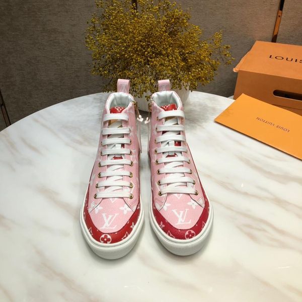 

new1 топ роскошные дамы повседневной обувь моды личность диких спортивная обувь высокие, чтобы помочь удобной женской обуви оригинальной упа, Black