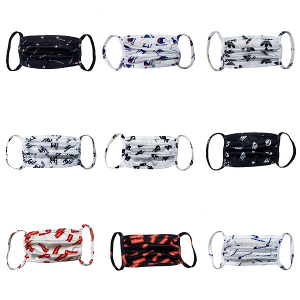 

anti dust face mask washable reusable breathable cotton protective cartoon cute pm2.5 anti-dust face masks designer facemask#670, Blue;pink