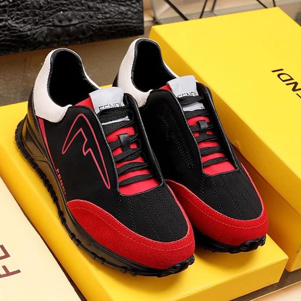 

luxury men shoes sneakers fashion zapatos de hombre mens shoes black scuba low - sneakers scarpe da uomo vintage style lace -up drop shi