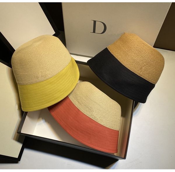 

internet celebrity street shooting fisherman fisherman basin sun basin beggar bucket female straw hat breathable sunshade sun hat, Blue;gray