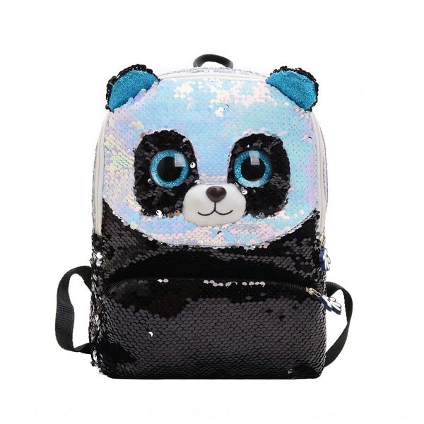 

2020 kindergarten bag sequins schoolbag cute sequins leisure backpack bear backpack children's schoolbag