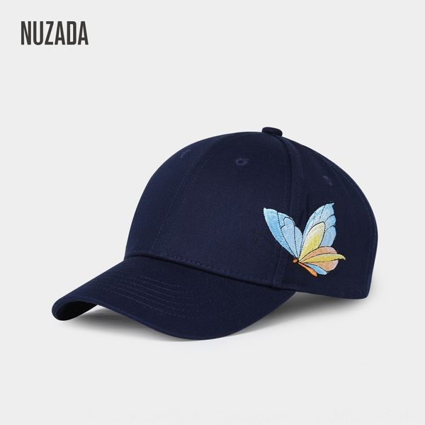 

nuzada fashion brand embroidered women's outdoor cotton korean baseball baseball cap style all-match embroidered dome cap, Blue;gray
