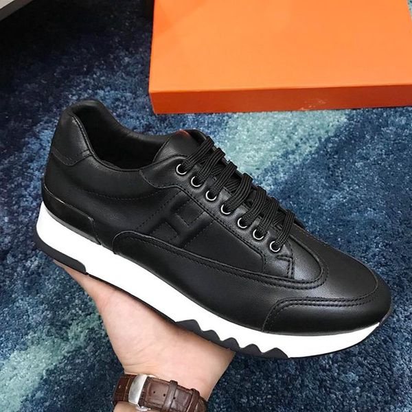 

trail кроссовок мужская обувь высокого качества осень и зима footwears спорт low top luxury lace -до повседневный мужская обувь scarpe da uo, Black