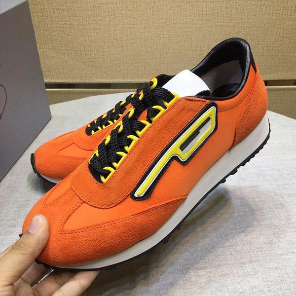 

lightweight suede and nylon sneakers mens shoes zapatillas hombre autumn and winter sports lace -up men shoes drop ship, Black