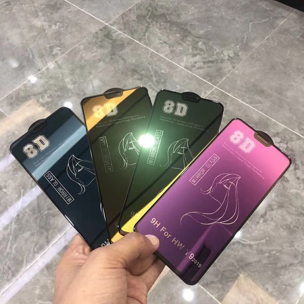 

tempered glass 8d luxury mirror protective glass for iphone 11 pro max 7 8 6 6s plus x xs max xr screen protector