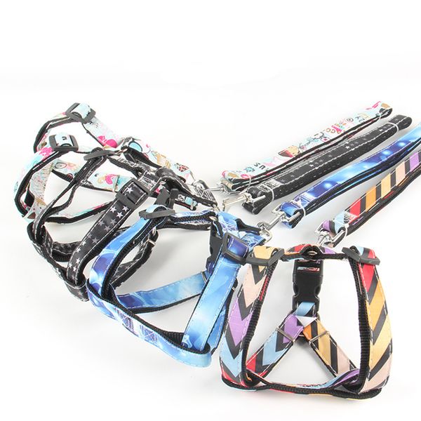 

3 in 1 harness no pull dog harness leash set adjustable vest training dog leash puppy for small medium large dogs