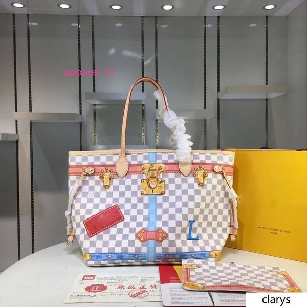 

lovuitto monograms grace coddington never full white limited damier azur neverfulls mm tote bag m41390 size: 32*26cm