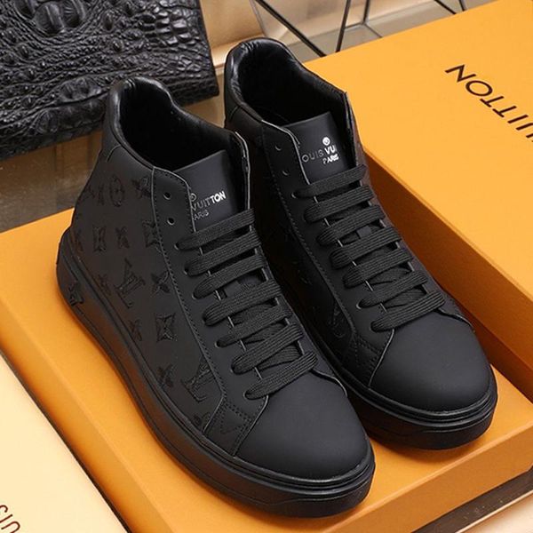 

drop ship men shoes chaussures pour hommes outdoor walking comfortable fashion designer sports footwears high plus size casual men shoes, Black