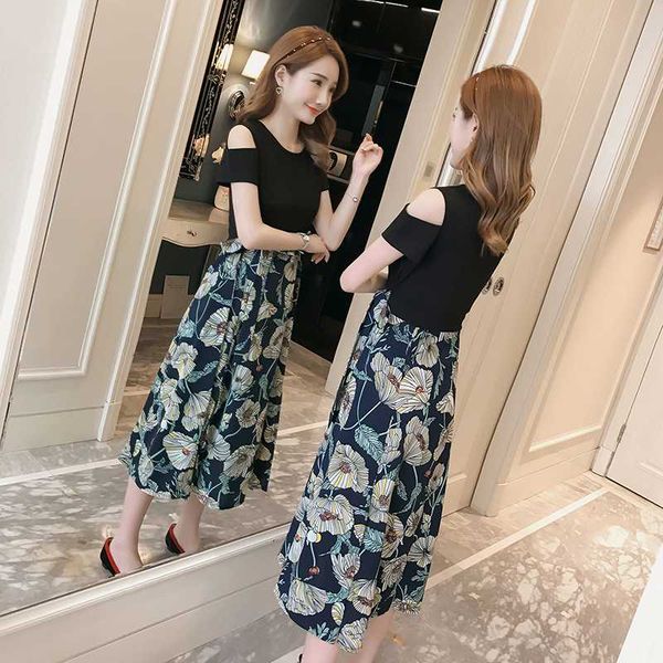 

998# nursing maternity clothing loose floral stylish dress for pregnant women pregnancy nursing dress, White