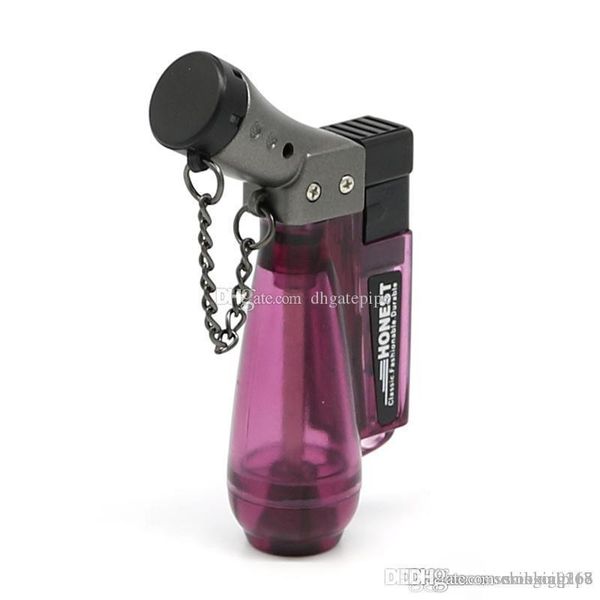 

mini portable windproof lighter 1300c metal dab jet flame torch windproof micro butane torch cigar lighter dhl free