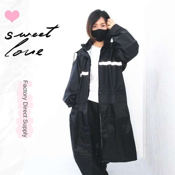 

gjjot long double layer mesh long windbreaker traffic oxford cloth windbreaker oxford cloth outdoor garden sanitation ref