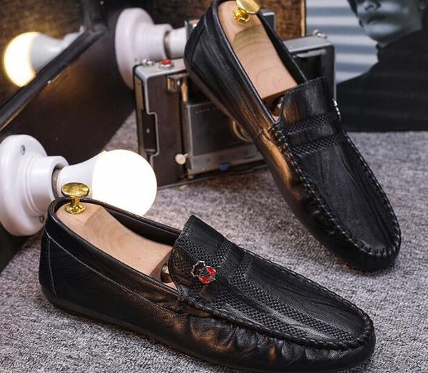 

new sell maserati fashion knit business casual shoes breathable sports running shoes walking shoes white ing, Black