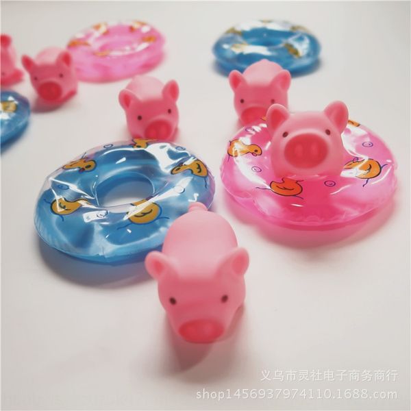 

japanese and korean style ins mini pink p girl heart pink pig decompression sound pig soft toy toy microblog tiktok