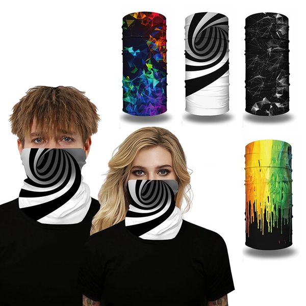 

1pc открытого спорт туризм шарфы unisex пешеходного волшебство шарф бесшовная бандана езда пот поглощение эластичность солнцезащитный, Black