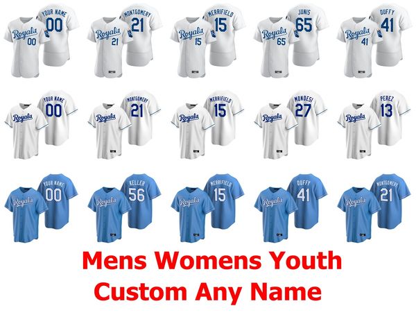 

2020 baseball jerseys womens 33 ick dini jersey 1 nicky lopez 36 chris owings brett phillips salvador perez bo jackson custom stitched, Blue;black