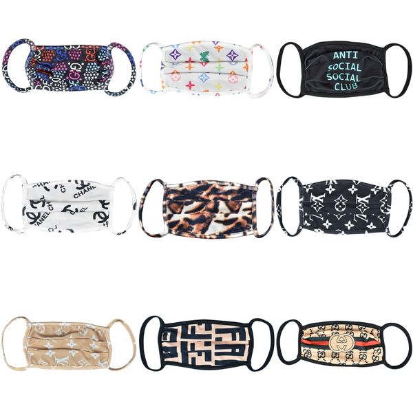

epack fashion print reused face masks anti-dust smoke gas adjustable & reusable protection pm2.5 filters for women man#851, Blue;pink