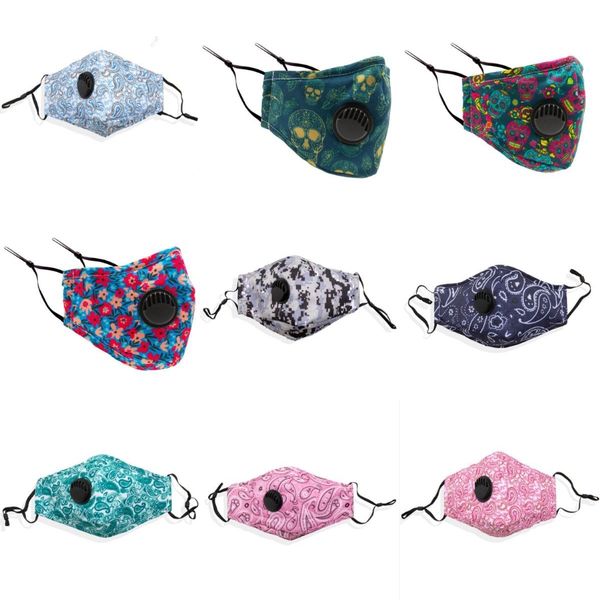 

uwdzc mouth breathing valve designer face masks reusable pm2.5 anti-allergic mask anti-dust anti pollution sponge ma#118, Black