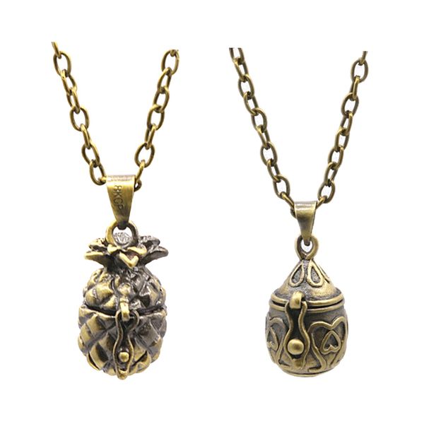 

2pcs pet dog ashes urn pendant necklace cremation memorial jewelry, Silver