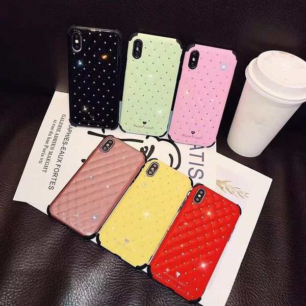 

suitable for iphone 11pro max luxury shining phone case diamond lattice case