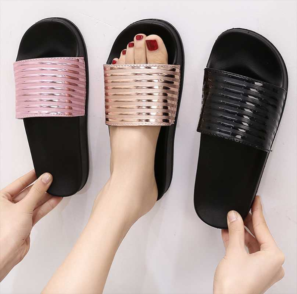 

2020 платформа тапочки клин сандалии летние пляжной моды casual тапочки, Black
