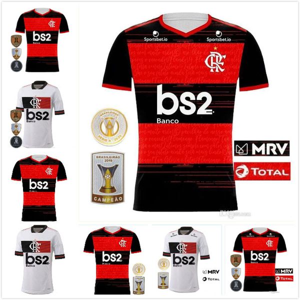 

new font cr flamengo soccer jersey19 20 21 flamenco away white camisa de futebol guerrero diego 2020 football shirt maillot, Black;yellow