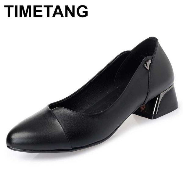 

timetang 2020new spring autumn pointed shallow mouth women elegant shoes comfortable fashion shoes female low heel size, Black
