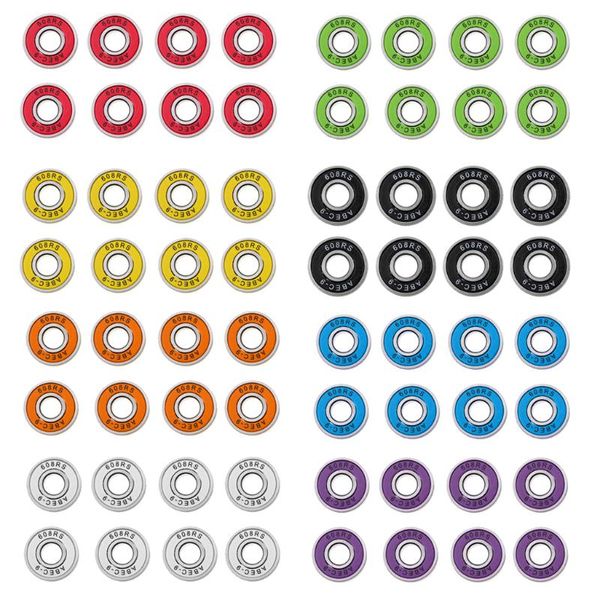 

skateboarding skateboard bearings 8-pack abec-9, longboard roller inline scooter 608rs