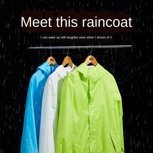 

nl7vt raincoat up and down suit wo rainpants men's and women's whole body car riding battery car poncho waterproof split electric, Red;brown
