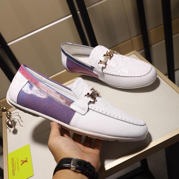 

2020-2019q fashion luxury designer men's comfortable casual peas shoes, men's fashion wild sports business shoes, original box pac