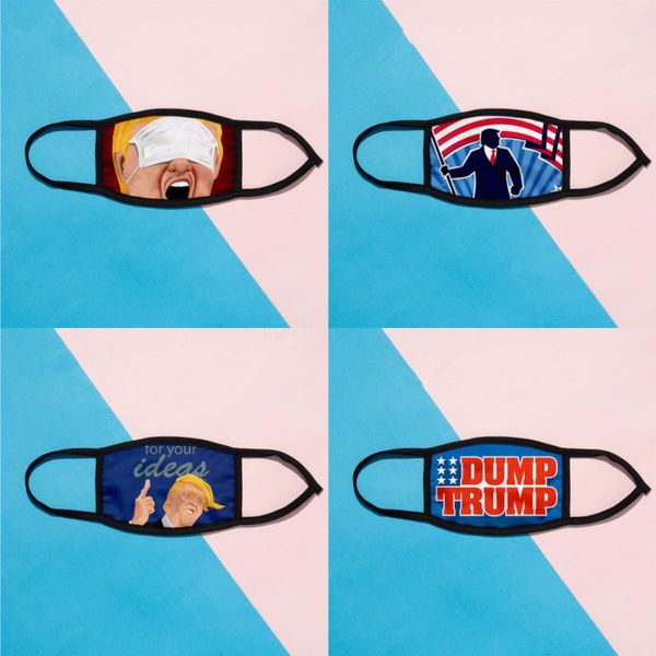 

trump mask 3d color print открытый dust-proof бесшовного платок многофункциональный оголовье солнцезащитный шарф делает америку strong again
