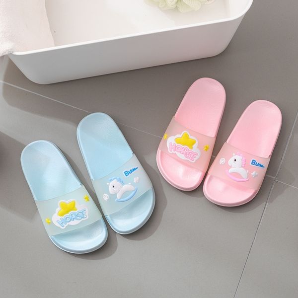 

ldhkk men' and women' cartoon cute home soft bottom children children slippers sandals children' slippers bathroom bath no, Black;grey