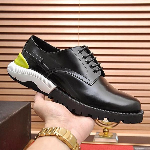 

drop ship derby shoes comfortable men 's shoes design vintage leather dress autumn and winter breathable formal party office wedding s, Black