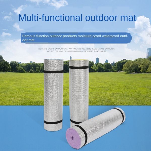 

eva water moisture- outdoor products aluminum film yoga eva camping aluminum film waterproof moisture proof pad mat camping beach mat