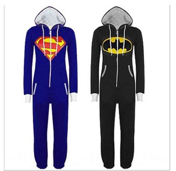

superman jumpsuit cartoon play service service clothes home clothes pajamas animation cosplay costume home furnishing costume, Blue;red