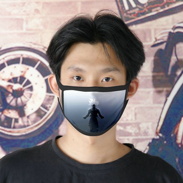 

dhl shipping dragon ball fighterz 0620 cute face mask cartoon facemasks for girl ice silk double mask masque tissu tapabocas havwu