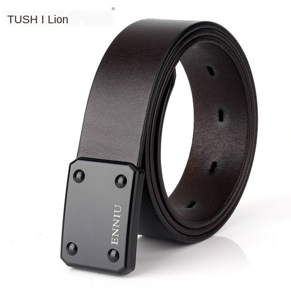 

enniu outdoor enniu outdoor tactics fast double hook buckle layer cowhide belt male army fans cs training belt, Black;brown