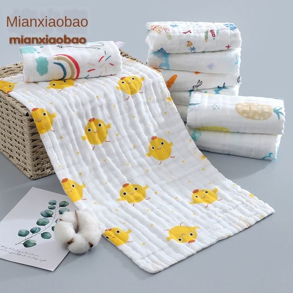 

six-layer pure cotton six-layer gauze children's face wash high-density water wash cotton children's towel soft baby towel