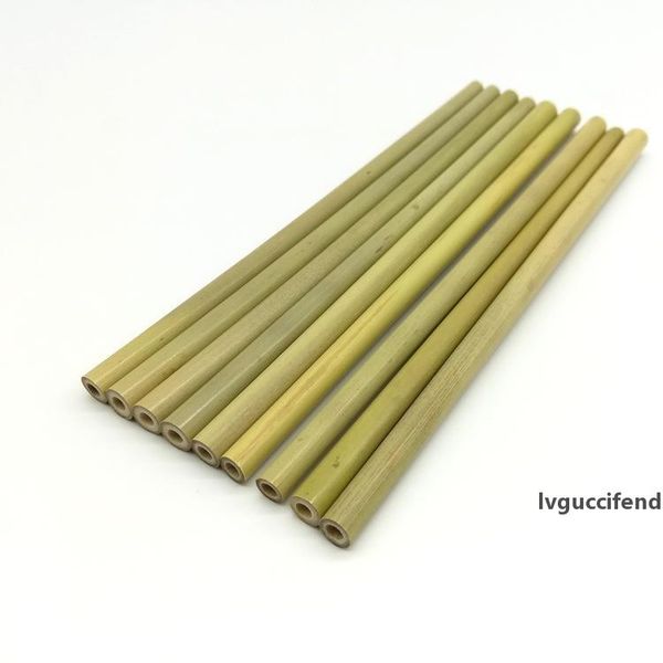 

19.5cm natural bamboo straw reusable straw organic bamboo drinking straws wood straws for party birthday wedding bar tool