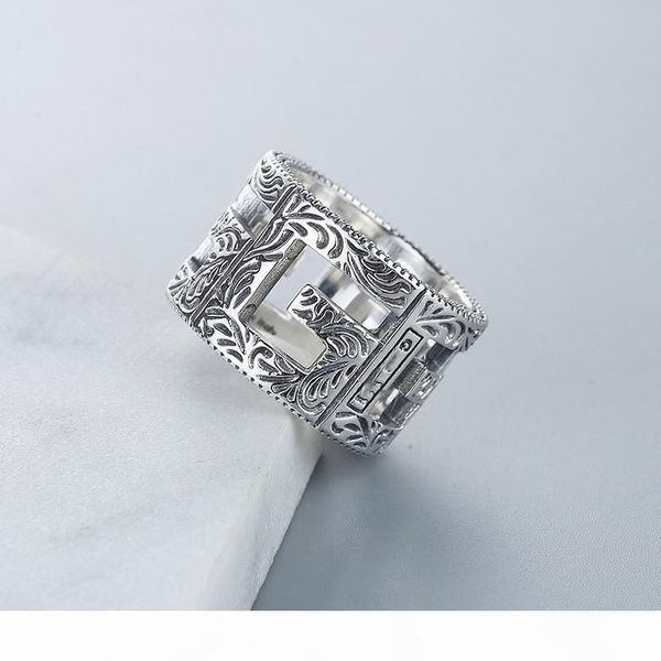 

classic famous couple rings famous style blind for love 925 sterling silver finger rings flower heart rings lover wedding jewelry high grade