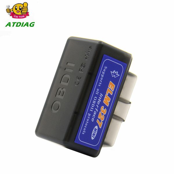 

super mini elm327 v2.1 obd2 car diagnostic tool bluetooth mini elm 327 for android/symbian for obdii protocols multi-languages