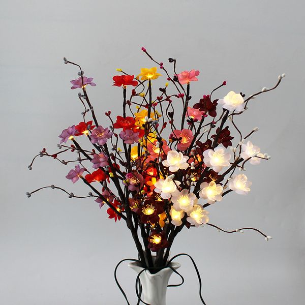 

20 inch cherry blossom bonsai tree lights 10led flower lights ideal for christmas party wedding ceremony celebration decoration